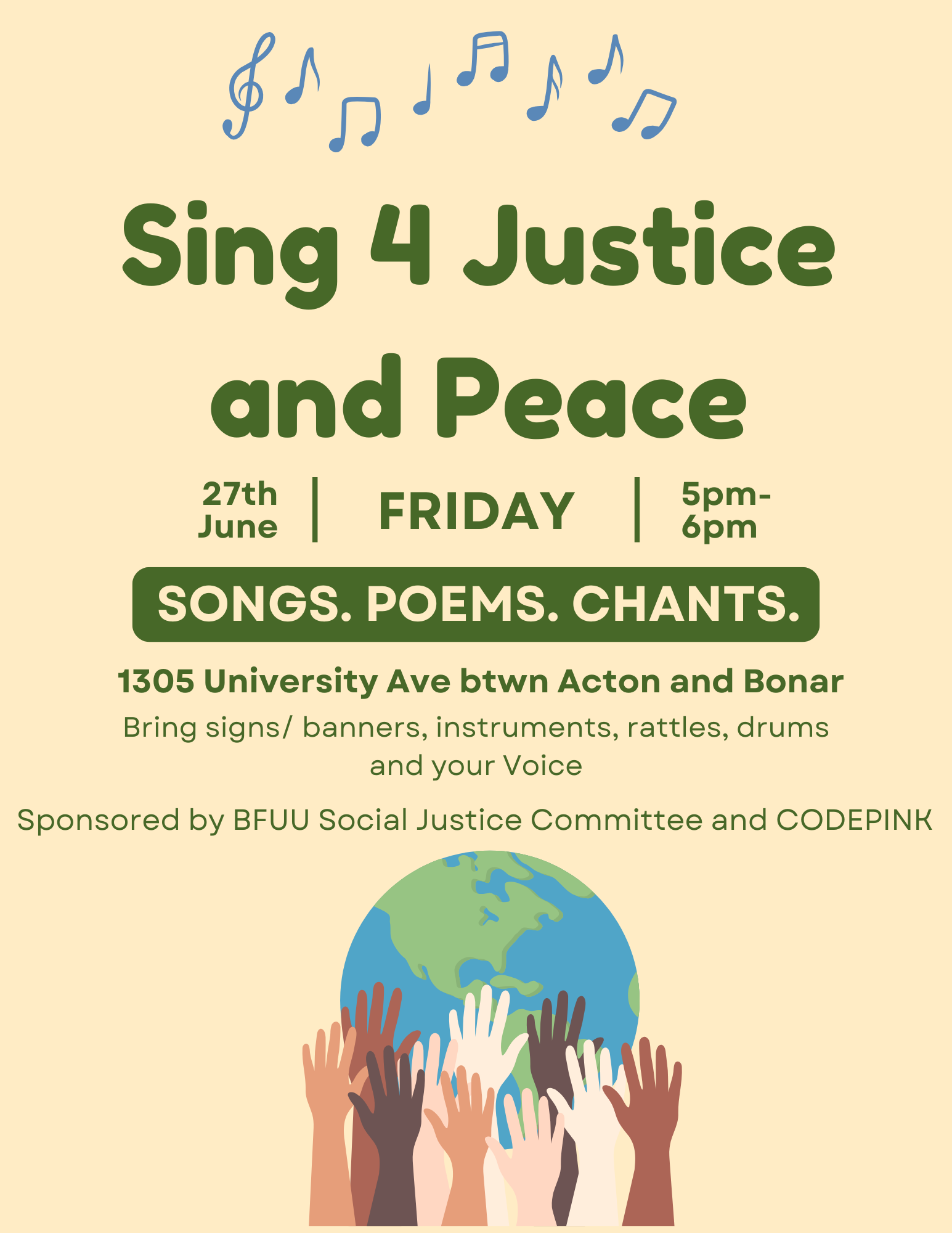 Sing For Justice and Peace