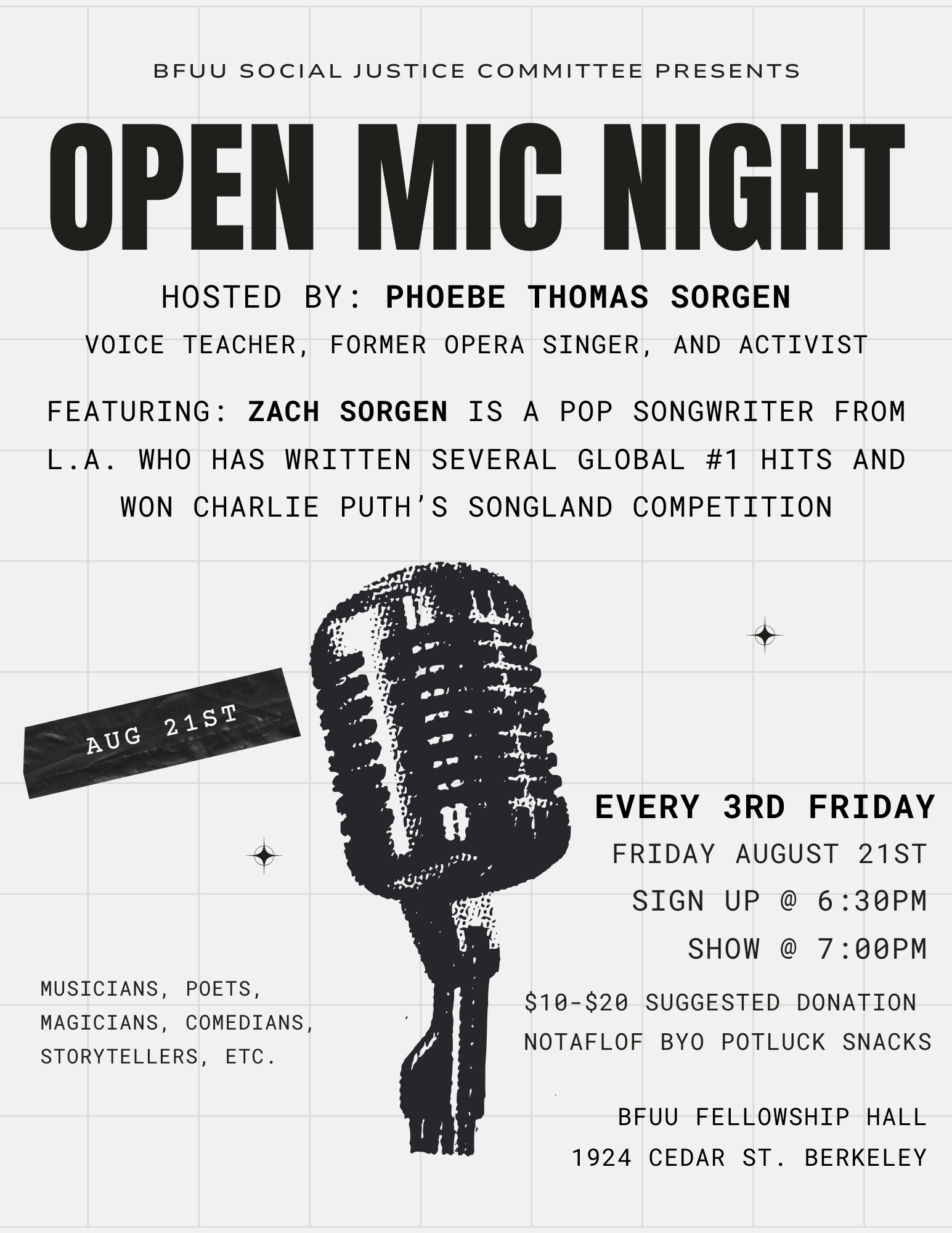 Open Mic Night